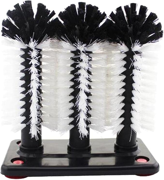 Bar Glass Washer Brush Set Save Time and Effort Perfect for Bars Pubs and Restaurants Glass Cleaning Tool A Must-Have for Busy Kitchens - B