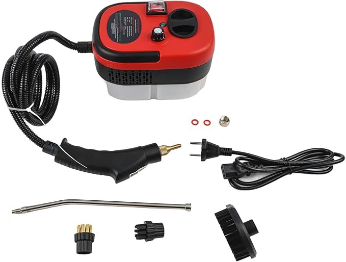2500W High Pressure Steam Cleaner Portable Handheld Steamer for Kitchen Car Tile Bathroom Deep Cleaning Fast Heating Cleaning Tool(2500W)