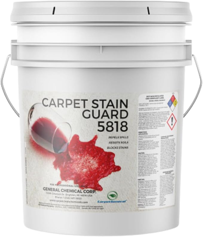 General Chemical Fabric Protector &amp Stain Shield - Ultra Concentrated Fabric Protector for Carpets Rugs UpholsteryDrapes &amp More - Carpet Stain Guard 5818 - for Outdoor &amp Indoor Use - 5