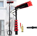 Telescopic Window Cleaner glass cleaning tool Water Fed Telescopic Brush for cleaning solar panels and window glass overhead cleaning10.8M/36FT