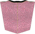 Marye-Kelley WB803 -Pink Leopard Wastepaper Basket