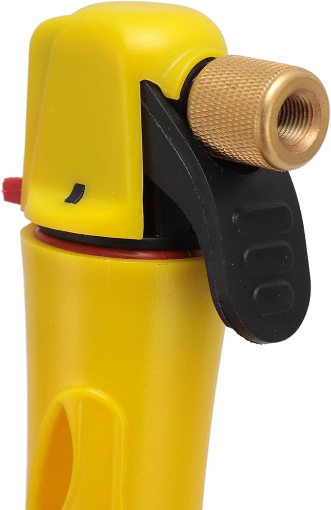 AC Drain Line Cleaner Tool with Oxygenating Function - Heavy Duty Portable HVAC Drain Hose Blaster for Blockage Removal‌ Yellow