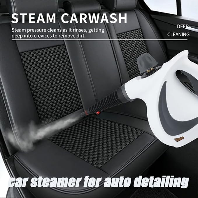 2026 New Pressurized Handheld Steam Cleaner For Home Multi-Surface Natural Steam Cleaner For Cleaning Floor Upholstery Grout And Car (C)