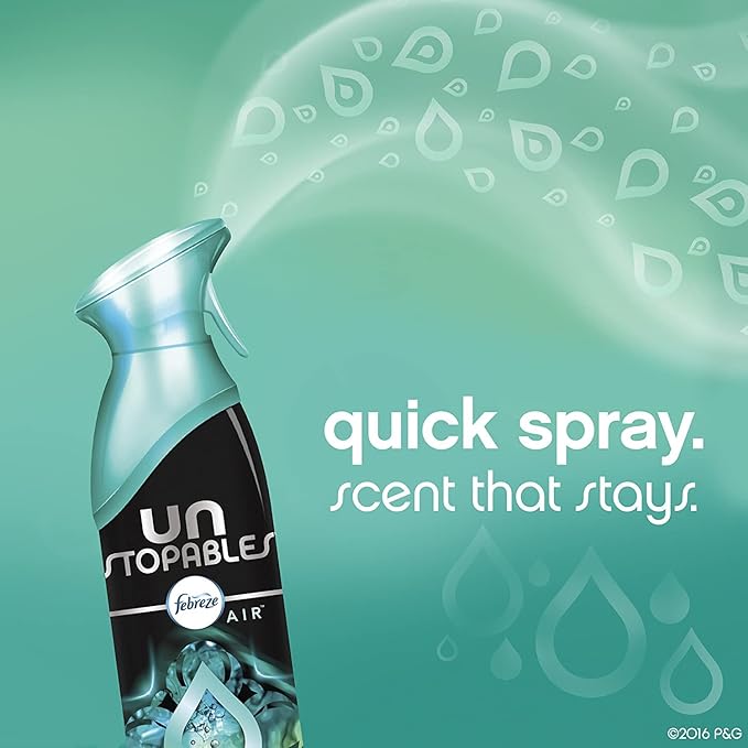 Febreze Unstoppables Fresh Aerosol 300 ml Pack of 6