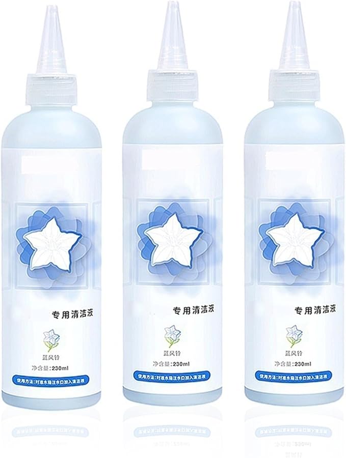 230ml Robotic Window Cleaner Liquid Compatible with ECOVACS Winbot W2 PRO OMNI/W2 OMNI/W2 PRO/W1 PR/W1/W850/960/MINI Multi-Surface Glass Cleaner Solution for Home/Office Windows(3pcs)