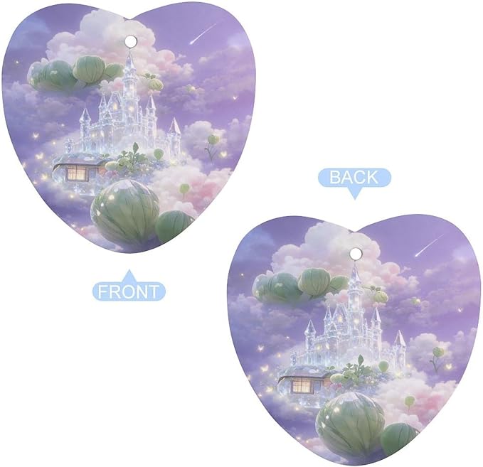5PCS Car Air Freshener Hanging Personalized Double Sided Up Balloons Car Fresheners Long Lasting New Cars Scents Cute Automotive Freshies for Closets Drawers (tea)
