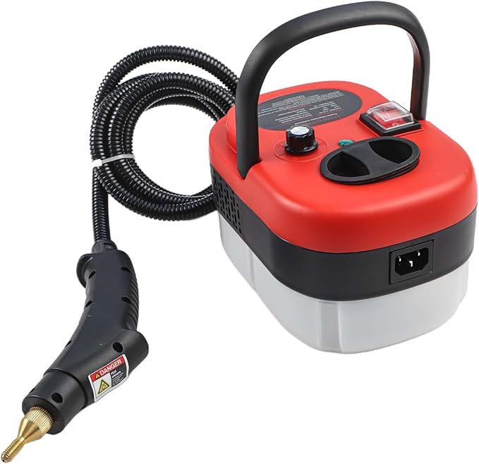 2500W High Pressure Steam Cleaner Portable Handheld Steamer for Kitchen Car Tile Bathroom Deep Cleaning Fast Heating Cleaning Tool(2500W)