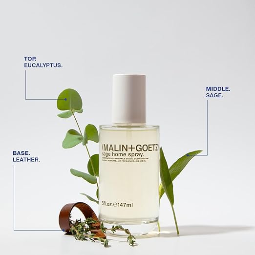 MALIN+GOETZ Home Spray 5 Oz. Alcohol-Free Odor Absorber Natural Ingredients Use in Any Space Including Bathroom Kitchen and Living Room Air Freshener