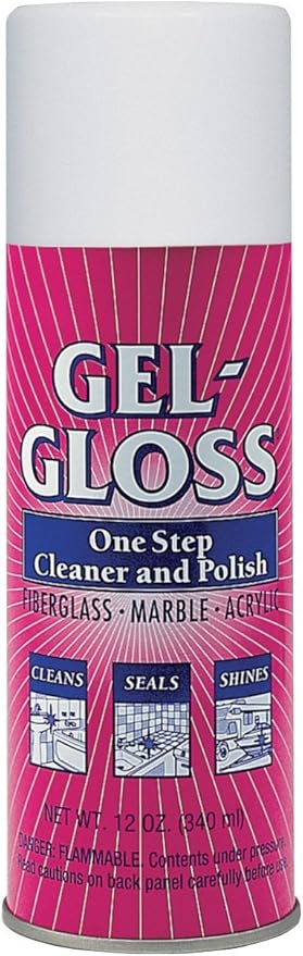 Gel-Gloss GA-12 Gel-Gloss Marble &amp Fiberglass Cleaner