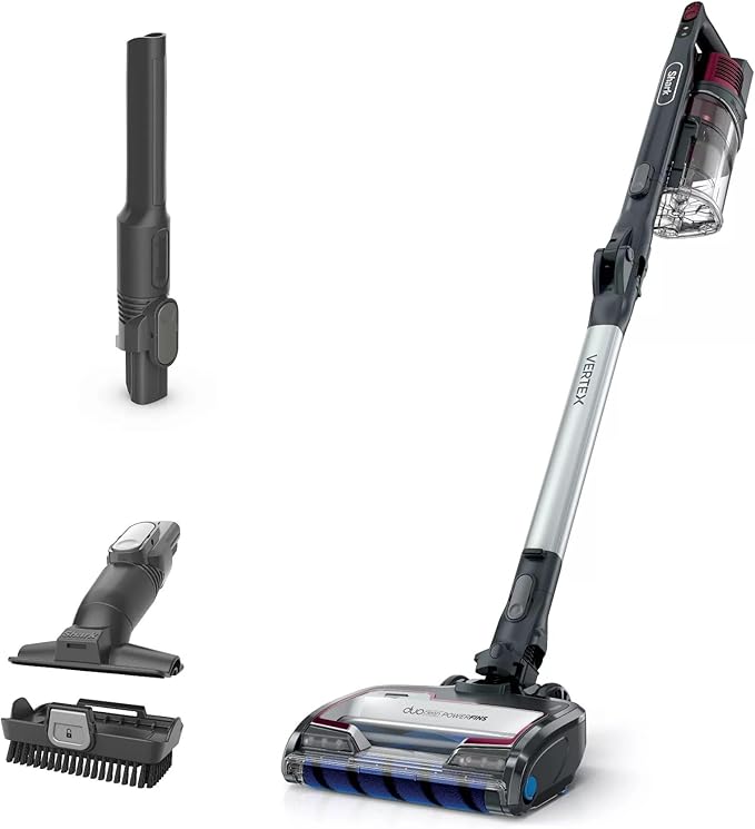 Shark R-IZ464H Vertex Cordless Stick Vacuum with DuoClean PowerFins Lightweight Pet Hair HEPA 60 Min Run Time - Certified Refurbished