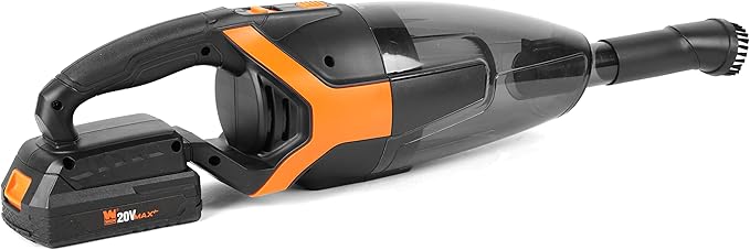 Wen Cordless Vacuum Cleaner Handheld with 20V Max 2.0 Ah Lithium-Ion Battery and Charger (20861)