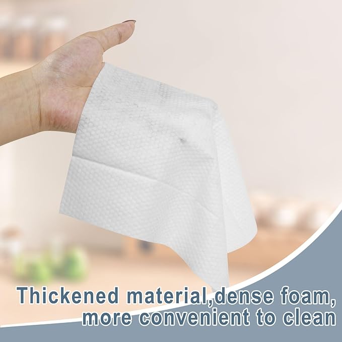 Individually Wrappe Dishwashing Sponges Bulk Kitchen Cleaning Scouring Pads Dish Sponges Washing Disposable Dishes Soap Wipes Scrubbers Short Term Rental Supplies for Travel Camping 60 Pack (Grey)