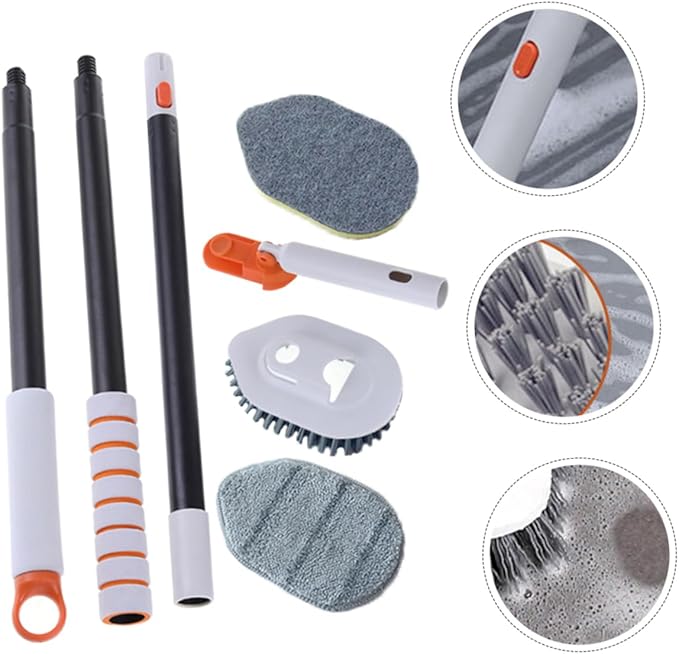 Multifunctional Water Stain Brush Bathroom Cleaning Tile Corner Scrubber