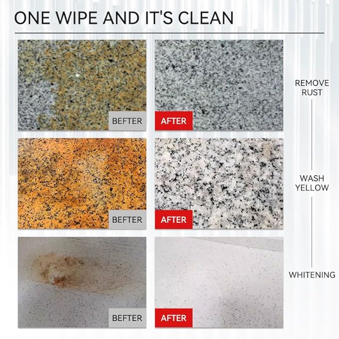500ml Rust Stain Remover Marble Cleaner Tile Rust Remover Granite Care Agent Nature Stone Care Agent - Professional and Powerful in Removing Rust From Granite Tile and Marble