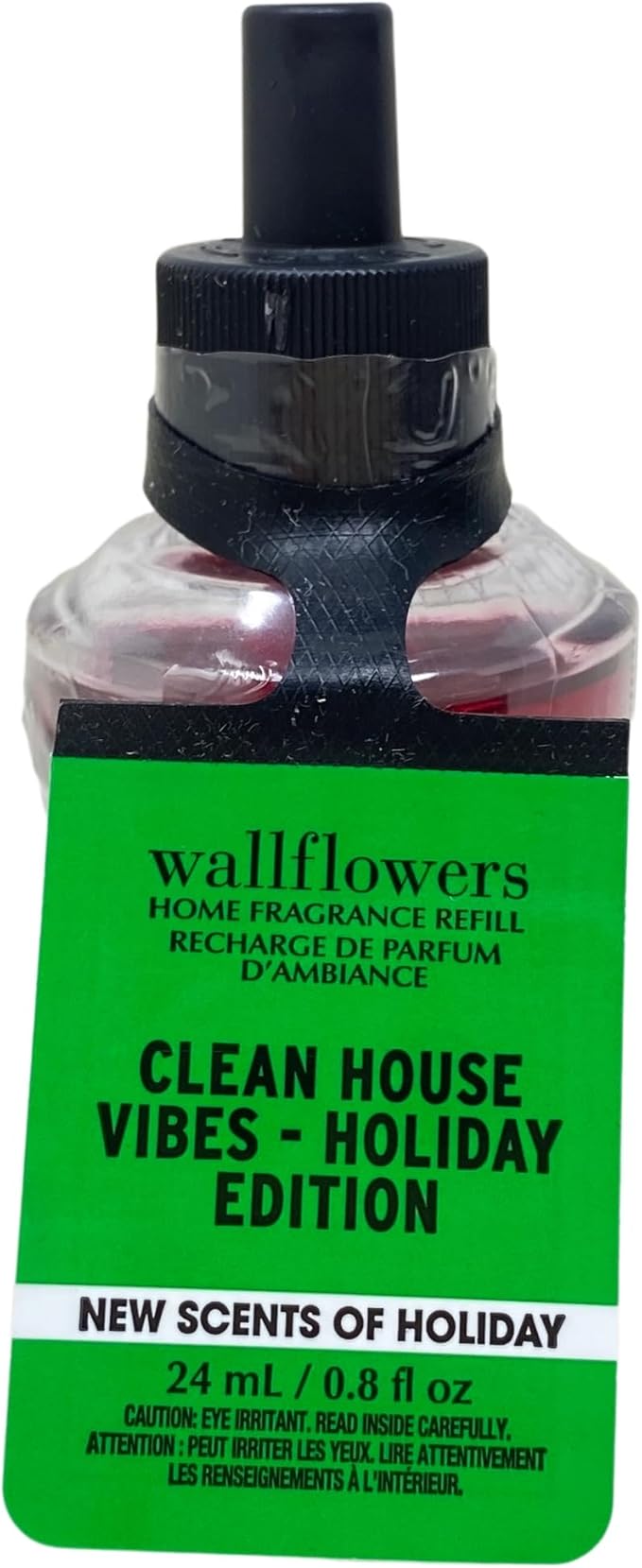 Bath &amp Body Works Clean House Vibes - Holiday Edition 4 Wallflowers Home Fragrance Refill Bulbs with Natural Oats Soap Sample
