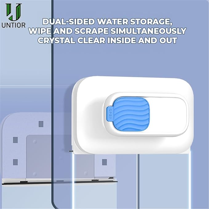 Double-Sided Window Cleaner Glass Wiper Magnetic Window Cleaner Glass Wiper Cleaning Tools for High-Rise Window Car ﻿(20-30MM)