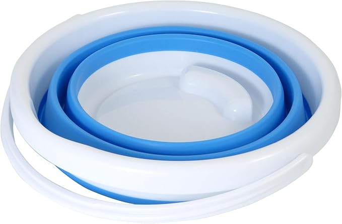 Coghlan's Collapsible 2.6-Gallon Bucket – Lightweight Portable Camping Water Container for Dishwashing Cleaning and Gear Storage – Durable Design Ideal for Campers Hikers and Outdoor Activities
