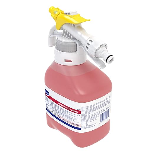 Diversey 5753116 Final Step 512 Sanitizer Concentrated No Rinse Food Contact Kitchen Sanitizer Ready-to-Dispense (RTD) 1.5-Liter