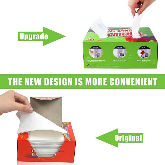 Color Absorber Sheets for Laundry Dye Catcher Sheets to Prevent Clothes From Smearing