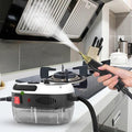 High Pressure Steamer for Cleaning Lumirio 2500W Mini Handheld Steamer for Cleaning with 1000ml Water Tank Extended Nozzle 3 Brush Strong for Kitchen Toilet Car