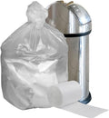 Plasticplace W55HDC1 55-60 gallon Trash Bags │ 12 Microns │ Clear High Density Garbage Can Liners │ 36” x 60” (200Count)