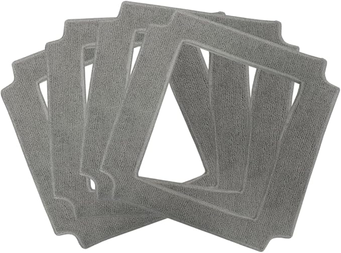 Wind X3 Replacement Cleaning Cloths for Robot Window Cleaning - Pack of 5 in Colour Gray. Suitable WindX3 Window Cleaning Robot
