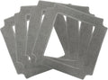 Wind X3 Replacement Cleaning Cloths for Robot Window Cleaning - Pack of 5 in Colour Gray. Suitable WindX3 Window Cleaning Robot