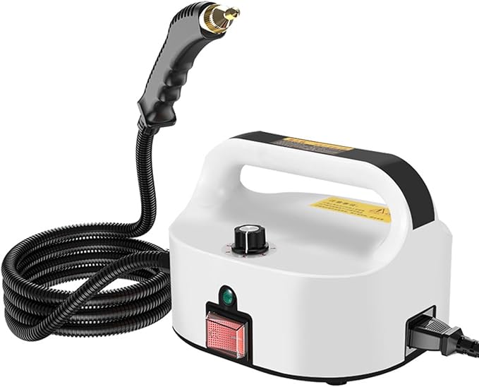 Portable Steam Cleaner 3800W Steam Shot Cleaner Handheld Steamer for Car Detailing High Heat Steamer for Couch Windows Furniture KitchenBlack