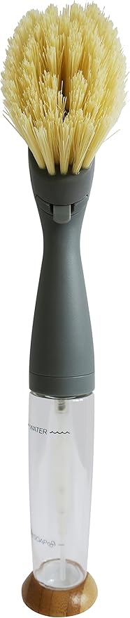 Full Circle FOMO Foam Soap Dispensing Dish Brush 1 EA Grey