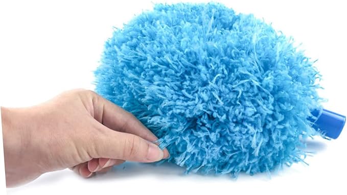 Extendable Duster Handle for High Ceilings Ceiling Fan Cleaning Cobweb Removal Flexible Microfiber -Saving Storage for