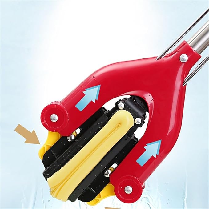 Cotton Mop 4-Sided Squeeze Folded Kitchen