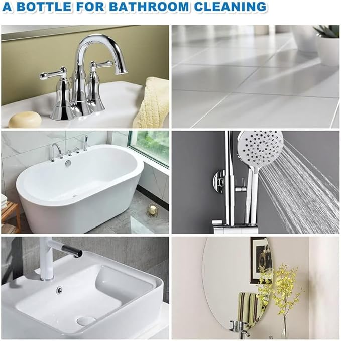Stubborn Stains Cleaner - Bathroom Descaler Cleaner Limescale Cleaner Luckydogs Multipurpose Bathroom Foam Cleaner All-Purpose Bathroom Descaler Foam Cleaner Spray (5 bottle)