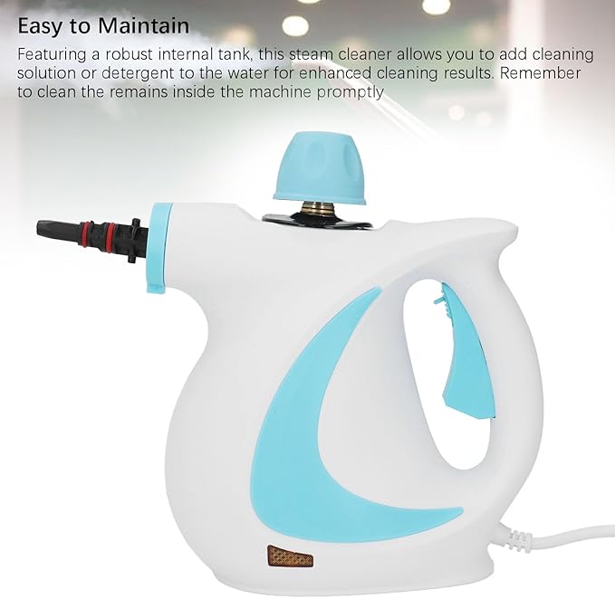 Portable Steamer for Cleaning Handheld Pressurized Steam Cleaner with Accessories Steam Cleaner for Home Use Steamer for Cleaning Car Furniture Floor Upholstery (US Plug