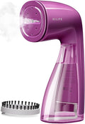 HiLIFE Steamer for Clothes Portable Handheld Design 240ml Big Capacity 700W Strong Penetrating Steam Removes Wrinkle for Home Office and Travel(ONLY FOR 120V) (Orchid Purple)