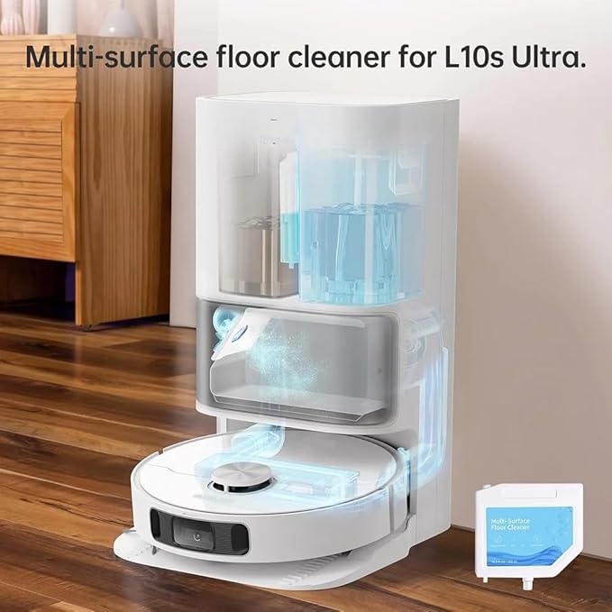 300ml Floor Cleaner Compatible With Dreame. L10s Ultra/L10 Ultra/S10/S10 Pro/S10Plus. Compatible With Mijia Omni 1S. Natural And Fresh Sweeping Robot Cleaning Liquid(300ml 1PC)