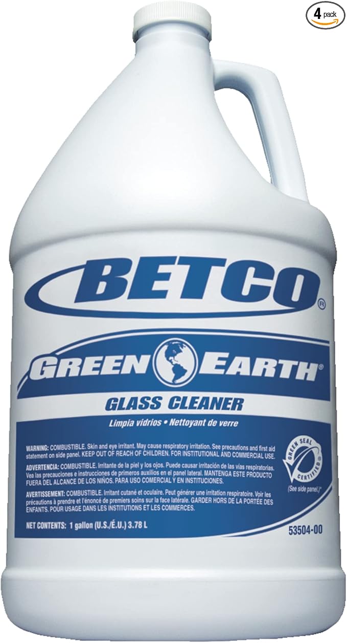 Betco® Green Earth® Glass Cleaner 1 Gallon Case Of 4
