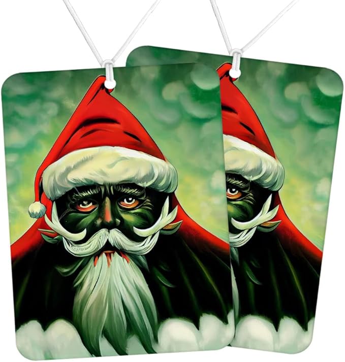 Christmas Design Car Freshener Set of 6 - Horror Car Air Freshener - Themed Air Freshener for Car
