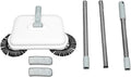 Manual Floor Cleaner Hand Push Sweeper and Mop Combo for Hardwood Floors Tile - Lightweight Cordless Dry Sweep &amp Wet Mop 2 in 1 for Home Kitchen Office