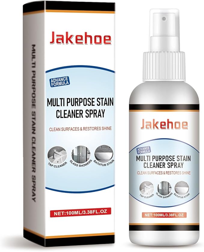 Household Stain Remover Spray Multi-Purpose Cleaner For Kitchen &amp Bathroom Removes Grease Rust &amp Grime Easily(2PCS)