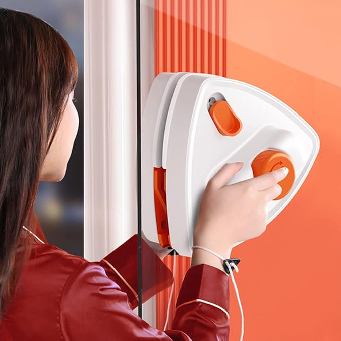 Window Cleaner Magnetic Double Side Magnetic Window Cleaner 10-Files Adjustable Glass Wiper Washing Brush Thickness 5-35Mm