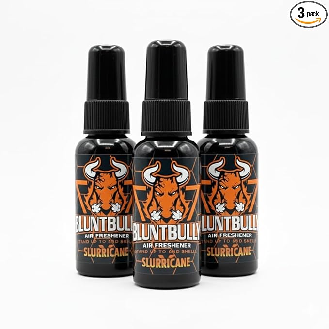 Blunt Bully Air Freshener (Slurricane) (3 Pack) Premium Oil Based Air Freshener Spray. Long-Lasting Room Bathroom Office &amp Car Scent | Eliminates Odors from Smoke Pets &amp More