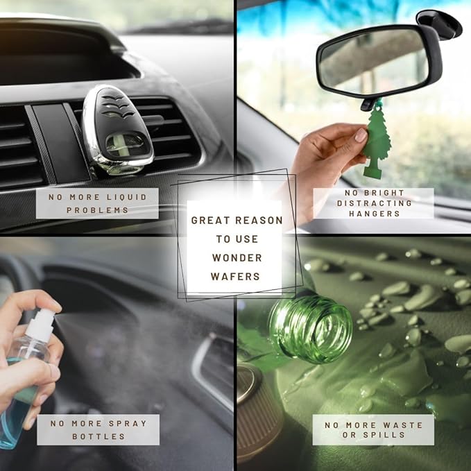 Wonder Wafers 250 Count Unwrapped Automobile Professional Use Air Fresheners Car and Truck Detail (Wild Cherry)
