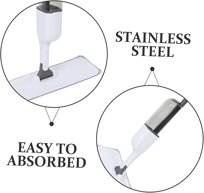 Wood Floor Mop Dust Cleaner Floor Cleaner Alternative Spray Mop Microfiber Pad Quick