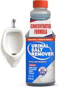 Commercial-Grade Urinal Salt Remover – Made in the USA – Odor Neutralizing Urinal Cleaner for Salt Calcium Rust and Scale Build-Up – Safe For All Plumbing – 32 fl oz