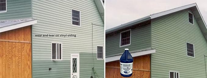 EaCo Chem Cleansol BC - Brushless Oxidation and Soil Remover for Most Surfaces - Highly Dilutable All-Purpose Cleaner - Remove Deep Staining from Painted Metal Wood Vinyl + More! - 5 GALLON