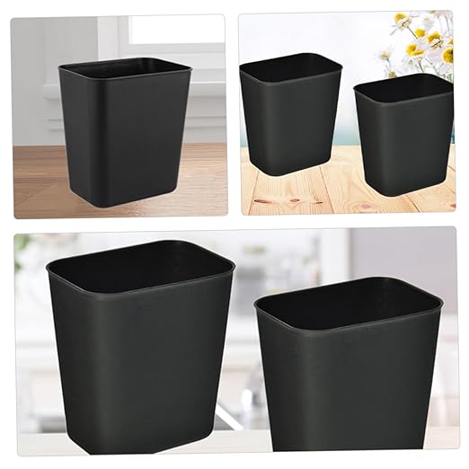 Luxshiny 2pcs Compact Trash Can Multi Use Garbage Bin for Bathroom Office and Home Stylish and Wastebasket for Easy Disposal of Household Waste
