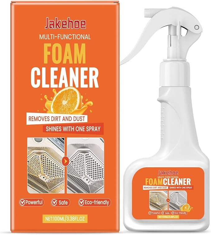Multi-Purpose Foam Cleaner Powerful Stain &amp Grease Remover For Home Surfaces Safe &amp Long-Lasting(3PCS)