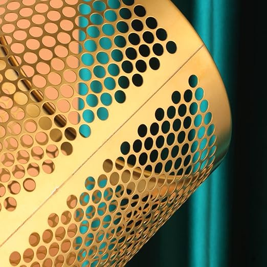 Buyer Star Metal Mesh Trash Can 9.25 Inches Small Wastebasket Mini Stainless Steel Waste Paper Basket for Office Home Kitchen Bedroom &amp Bathroom Rainbow