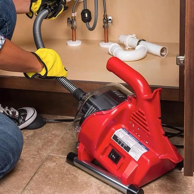 Electric Sewer Pipe Dredging Machine Toilet Kitchen 19-28MM Pipe Cleaning Machine Pipe Dredger Drain Cleaner 120W