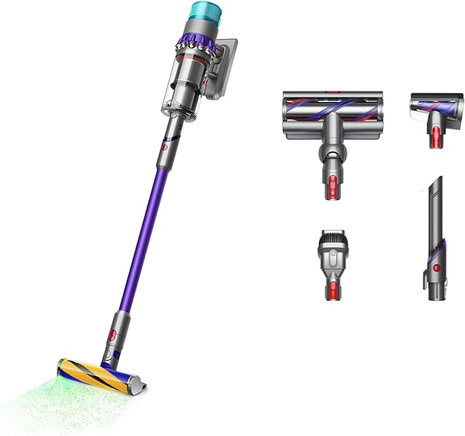 Dyson Gen5detect Cordless Vacuum 280AW 3 Power Modes Up to 70 Minutes² Illumination Reveals dust HEPA Filtration All Floor Types